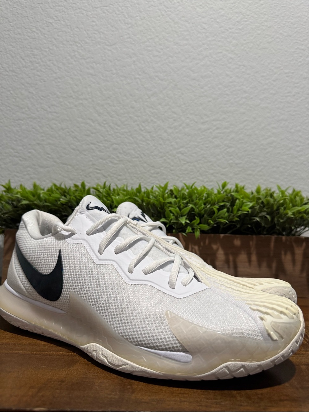 Nike Zoom Vapor Cage 4 RAFA Tennis Shoes White Black DD1579-101 Men’s Size 13 - Picture 5 of 11